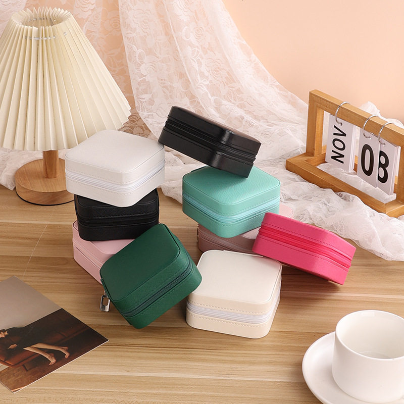 Mini Jewelry Storage Box Travel Portable small ring earring