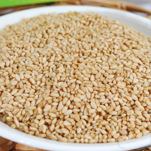 500g ripe white sesame with peeled sesame seeds