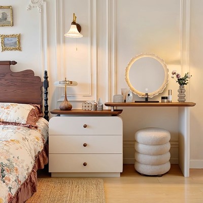 Dressing table bedside cabinet integrated bedroom scalable