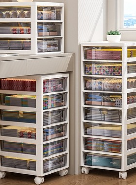 Drawer-type storage cabinet, office document storage box