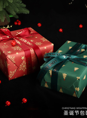 Christmas bouquet flower paper gift box packaging wrapping