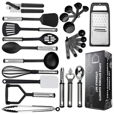 25 Pieces Silicone Kitchenware Set cooking Spatula Tool