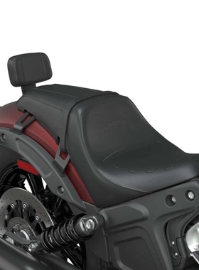 适用于印第安Bobber防水双人坐垫bobber车座舒适黑色乘客靠背