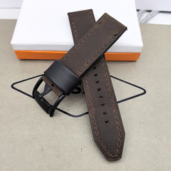 现货FOSSIL化石表带真皮22MM通用适配FS4656FS4682FS5586手表配件