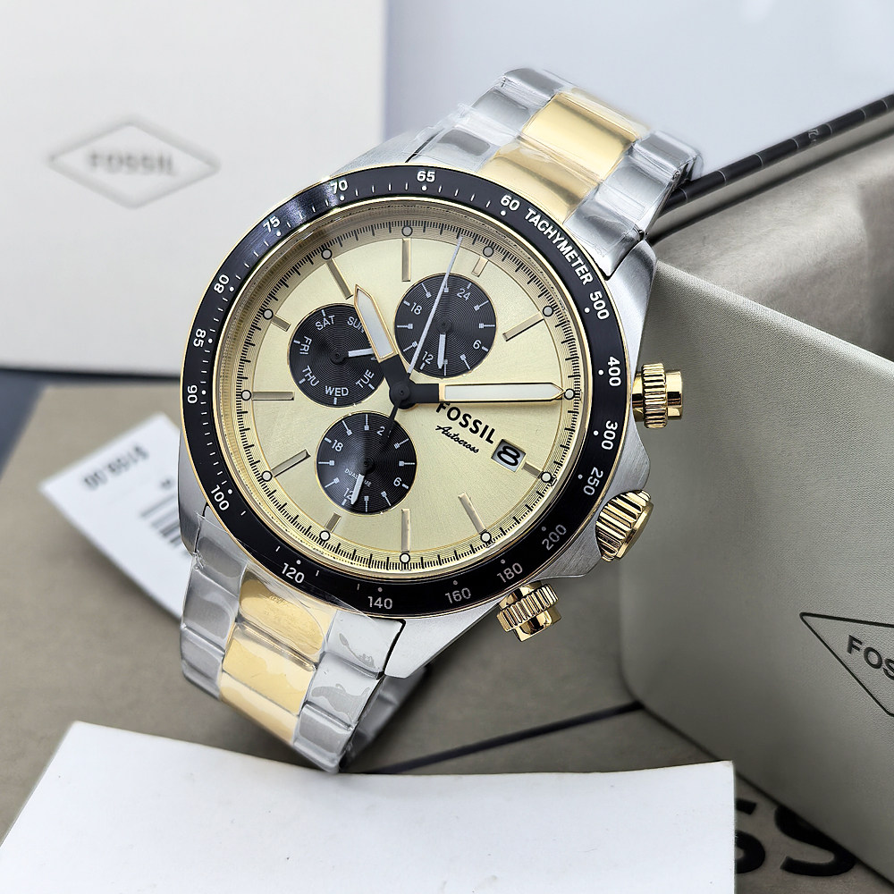 FOSSIL手表不锈钢石英机芯男表