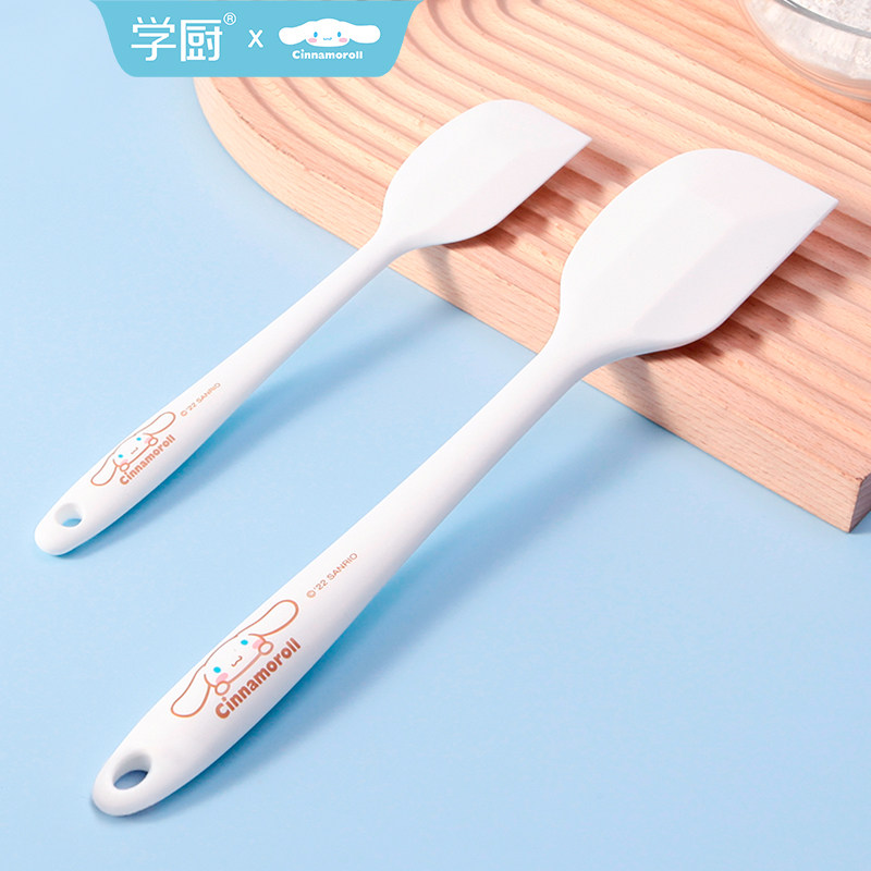学厨玉桂狗硅胶刮刀食品级耐高温一体式奶油抹刀搅拌铲刮板家用