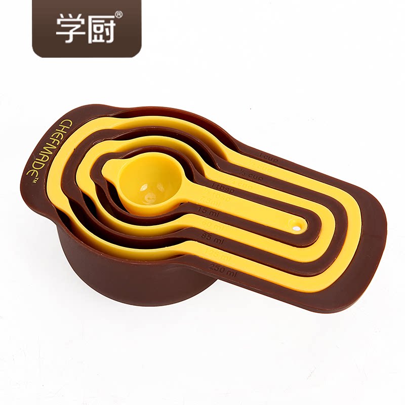 旗舰店塑料勺子厨房6件套量勺图片