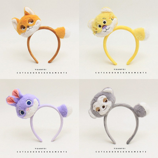 疯狂动物城朱迪兔子警官发箍可爱狐狸尼克发卡搞怪拍照卡通头箍女
