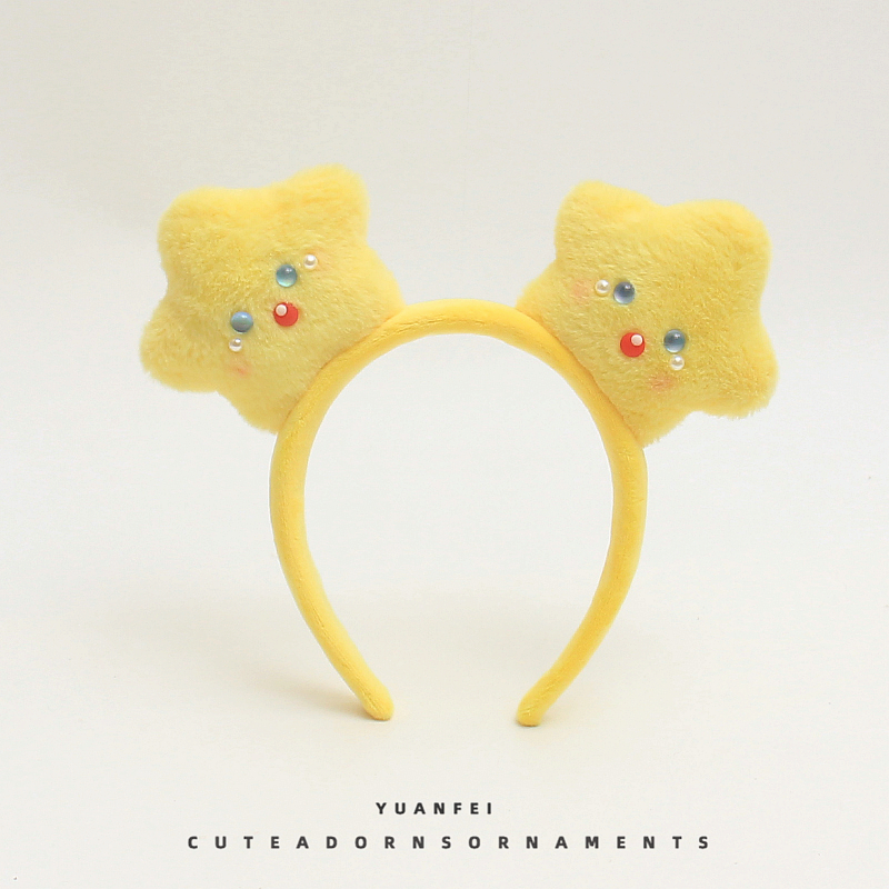 创意星星发箍可爱星空主题萌趣头箍搞怪卡通头饰卖萌拍照表演发卡