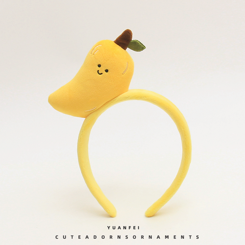 芒了又芒～创意黄芒果发箍可爱趣味水果头箍卡通头饰搞怪拍照发卡