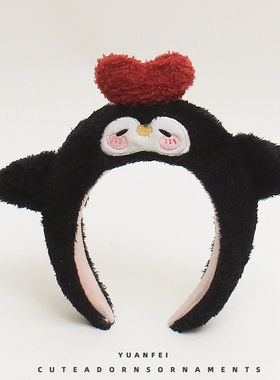 可爱企鹅发箍创意动物园头饰儿童成人卖萌拍照表演发卡搞怪头箍女