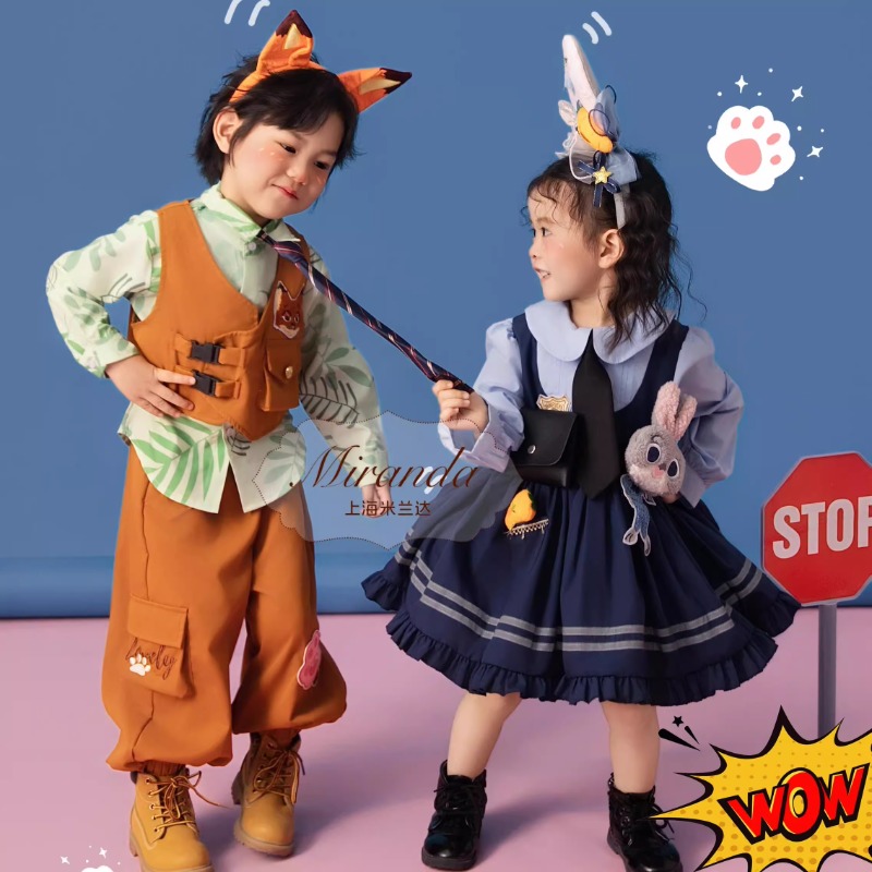 疯狂动物城朱迪兔警官洛丽塔裙