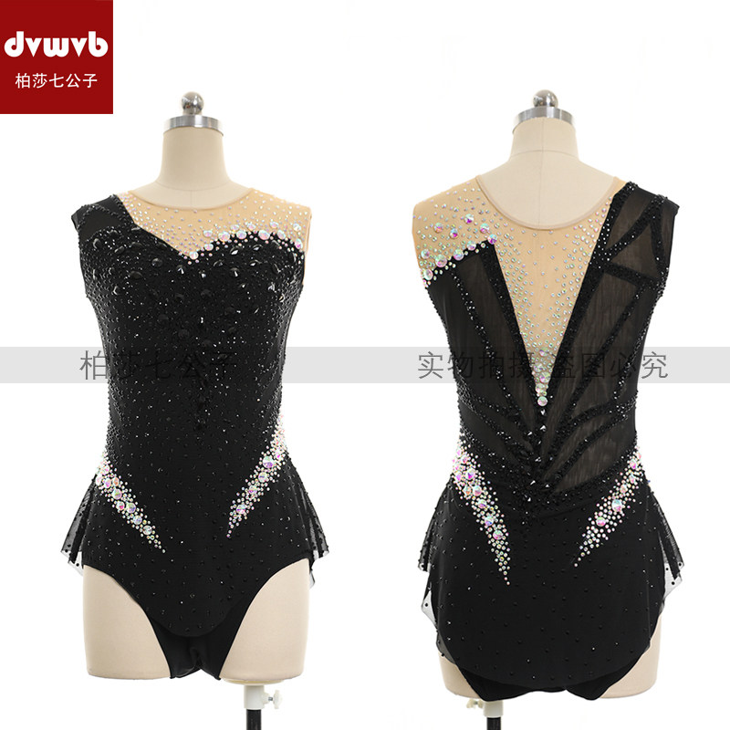 DVWVB艺术体操服健美比赛竞技体操拉拉操 儿童女款裙G64啦啦操服