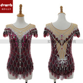 DVWVB艺术体操服健美比赛竞技体操拉拉操儿童女款 裙啦啦操G12