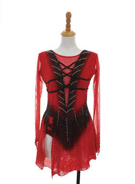 DVWVB设计定制花样滑冰服装表演服考级儿童成人女款Y470