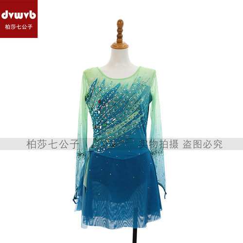 DVWVB设计定制花样滑冰服装花样滑冰表演服考级儿童女款Y1012