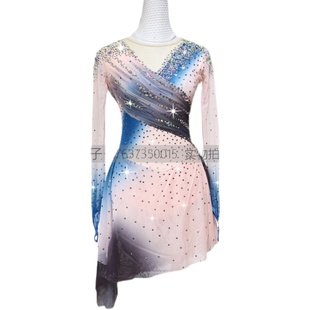 表演服儿童成人女款 花样滑冰 裙Y79 设计定制花样滑冰服装 DVWVB