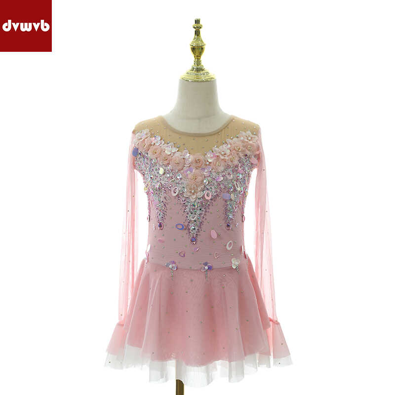 女款考级定制演出服花样滑冰服