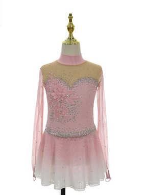 DVWVB设计定制花样滑冰服装表演服考级儿童成人女款Y468