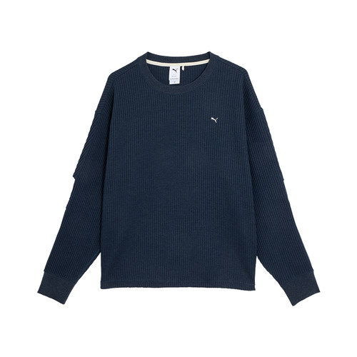 Puma/彪马正品运动透气新款男女圆领休闲套头针织卫衣623128-16