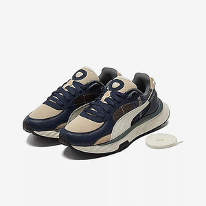 Puma/彪马正品新款男女法兰绒格纹低帮透气运动休闲鞋384186-01