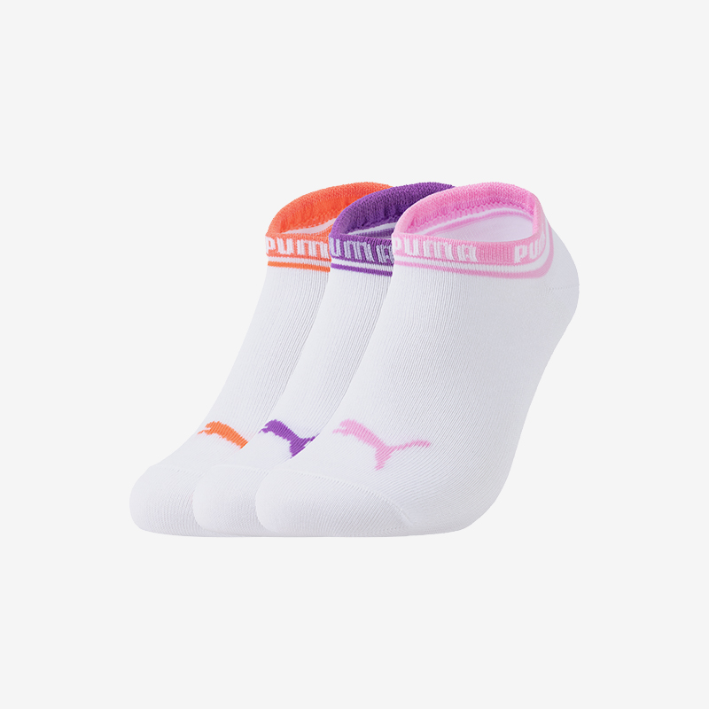 Puma/彪马正品经典轻盈秋季男女同款时尚透气休闲运动短袜三双装