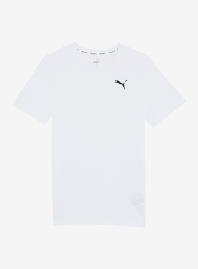 Puma/彪马正品休闲运动夏季新款男士简约透气短袖T恤523002-02
