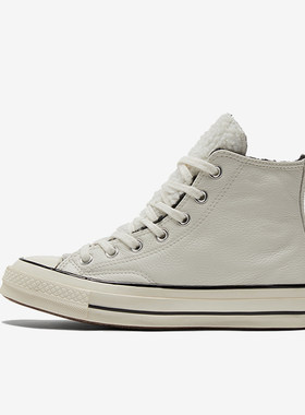 Converse/匡威正品男女同款仿羊羔绒拼接耐磨高帮休闲板鞋172365C