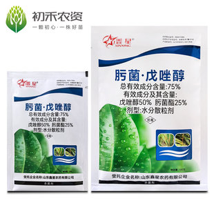 鑫星75%肟菌戊唑醇肟菌酯水稻纹枯病黄花菜锈病农药杀菌剂