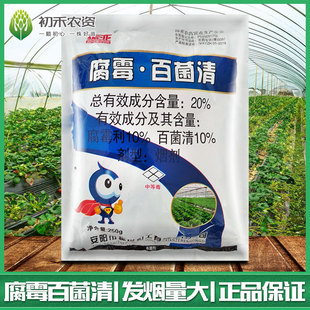 20％腐霉利百菌清烟剂黄瓜灰霉病蔬菜大棚烟熏药烟雾杀菌剂