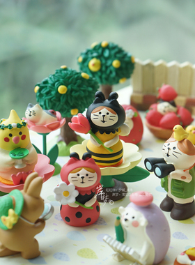 树脂小动物可爱桌面摆件