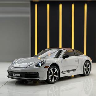 1:32保时捷Targa911敞篷跑车合金车模型仿真合金汽车成品收藏摆件