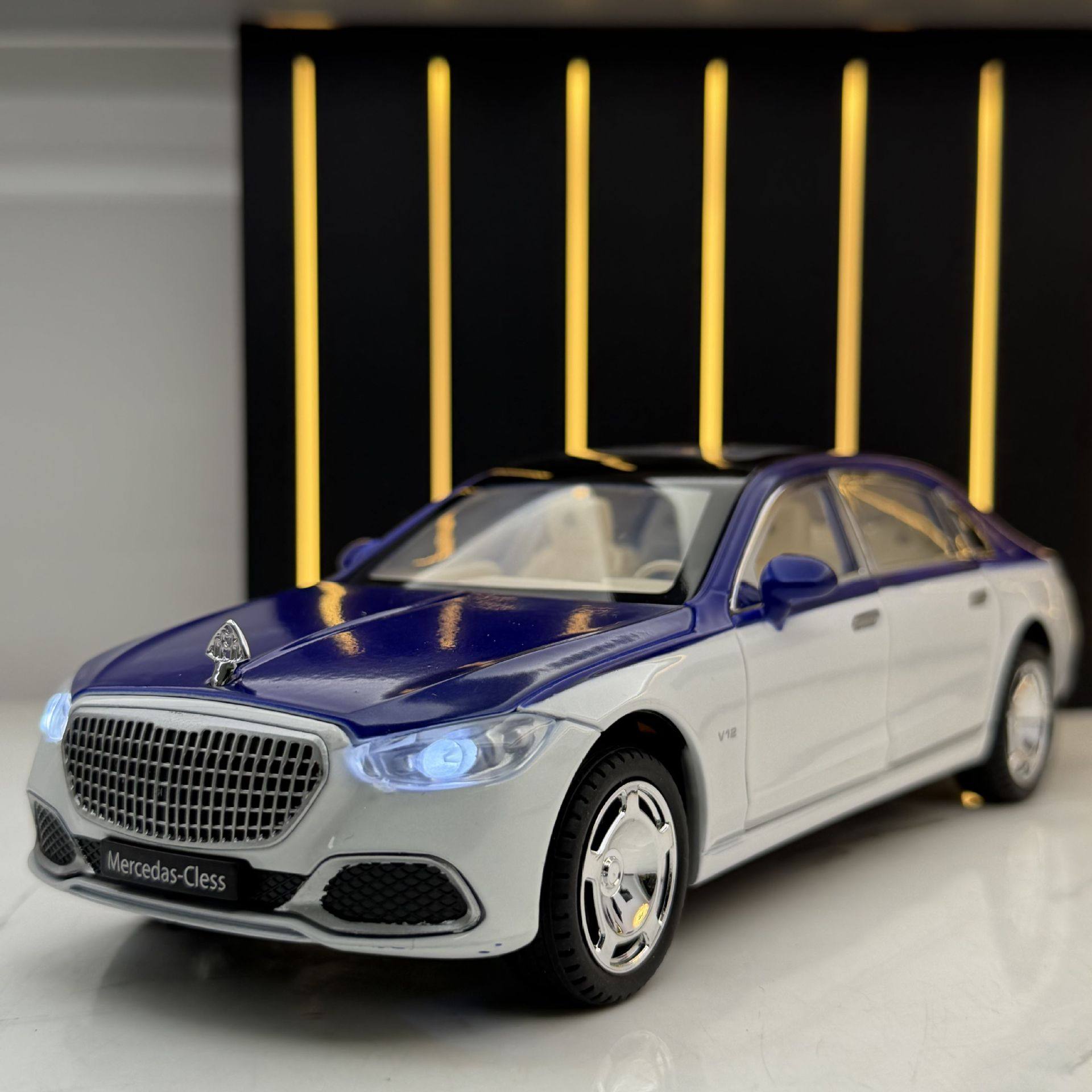 1:24遥控奔驰迈巴赫合金车模仿真商务车电动门车模男孩玩具车礼物,玩具/童车/益智/积木/模型,合金车/玩具仿真车/收藏车模,淘宝优惠券,粉丝福利购,淘宝优惠卷