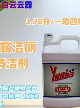白云云霸YB115A强力洁厕剂大桶装马桶去污除垢洁厕灵洗厕所清洁剂