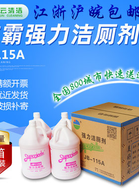 洁霸强力马桶除锈水1箱4瓶洁厕剂