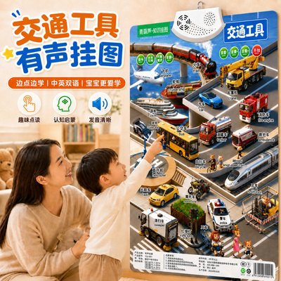 青葫芦知识挂图宝宝有声早教挂图