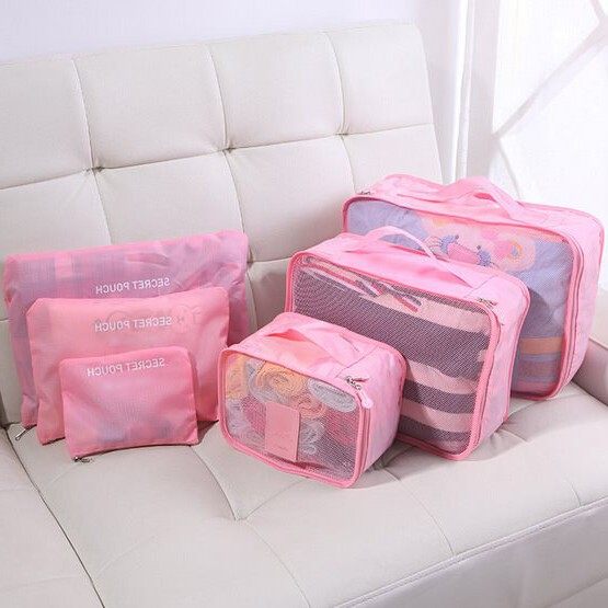 韩版旅行收纳包六件套防水衣物整理袋收纳袋6件套（小号）在类目 服饰配件/皮带/帽子/围巾, 帽子中 - 来自Buy2taobao.com提供专业的淘宝代购服务