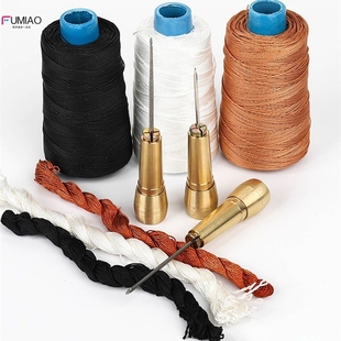 钩针带钩补鞋线上家用锥子老式修鞋纳鞋工具配套针手工鞋底线