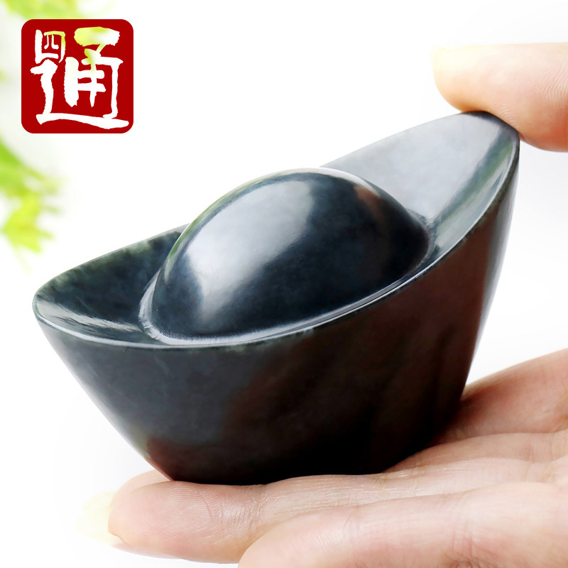 甄选老料实心重约270克一体雕刻