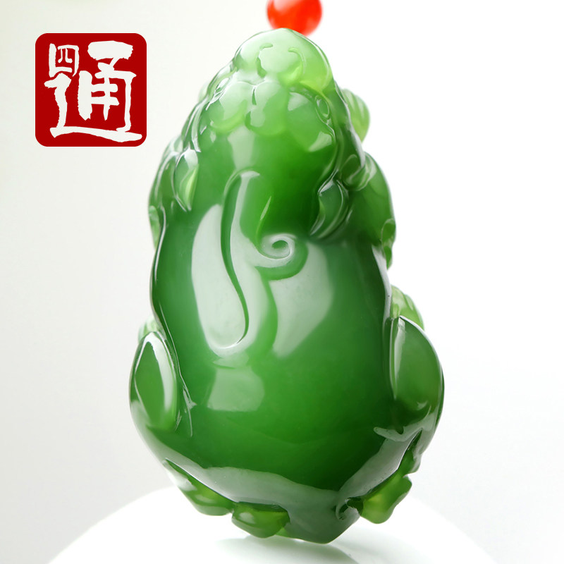 碧绿无暇大嘴吸财大肚聚财