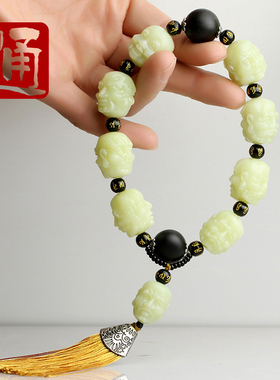 甄选新疆若羌黄口料怪罗汉头