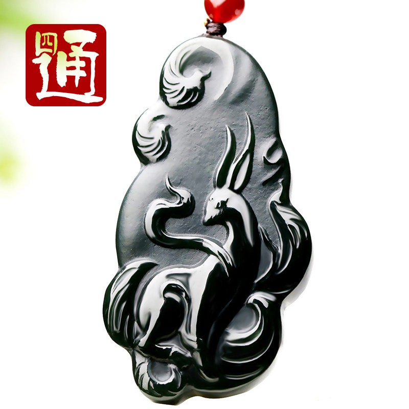 双面雕刻亮亚光泽守护爱情桃花运