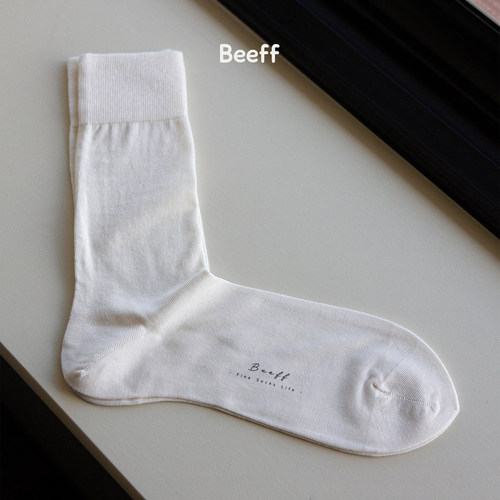 Beeff薄荷凉感中筒袜柔软轻薄