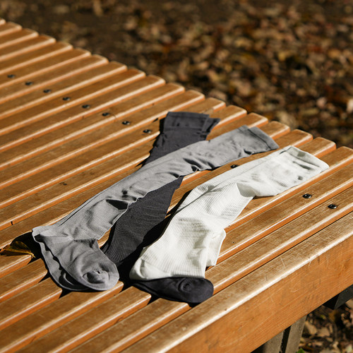 80支夏季超薄凉感过膝袜