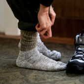 阿美咔叽复古作战袜子靴袜 BEEFF重磅 军事训练袜 秋冬保暖耐磨