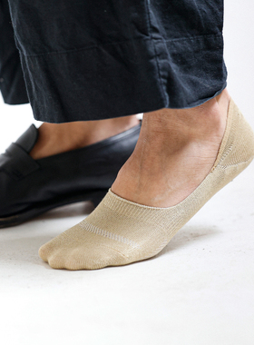 Beeff桑蚕丝隐形袜 船袜 夏天凉感保湿 透气清爽无骨袜尖轻薄柔软