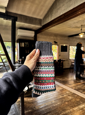 BEEFF Village系列民族长袜爱尔兰山区 阿美咔叽复古袜子无骨厚实