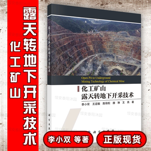 【2024新书】化工矿山露天转地下开采技术9787030716682李小双等科学出版社
