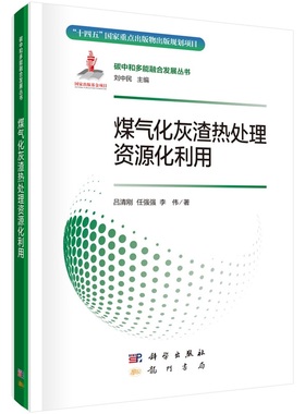 煤气化灰渣热处理资源化利用9787508864433吕清刚任强强李伟科学出版社