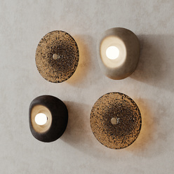 现代简约圆环壁灯